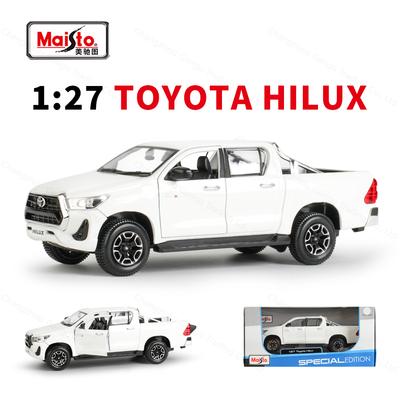 Майсто 1:27 Toyota Hilux Статические литые модели автомобилей Коллекционные игрушечные модели автомобилей