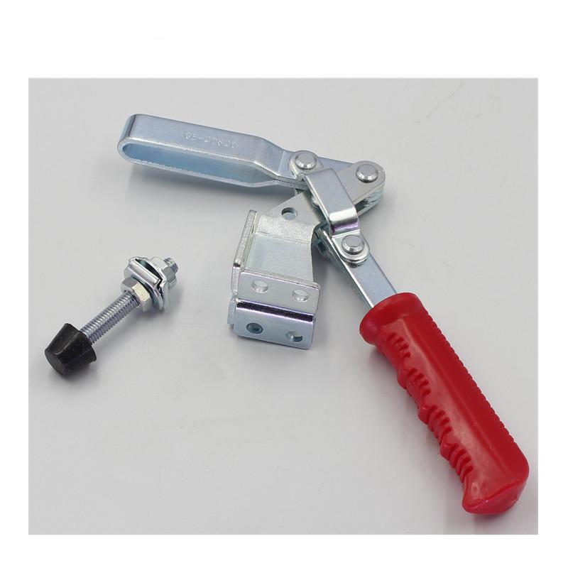 GH-20820 Horizontal Acting Toggle Clamp with Horizontal Mounting Base, U-Bar, 100KG Holding Capacity 20820