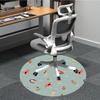 1pc Surfers Office Round Rug, Non-slip, Soft and Durable Office Rug for Interior Decoration, Perfect for Office, Beautiful Decoration yy260324015