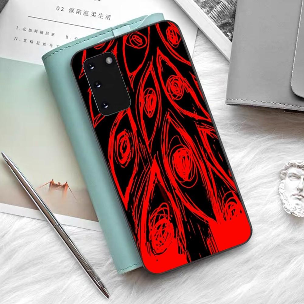 Жуткий Страшный Чехол для Телефона с Рисунком Красного Глаза Для Samsung S 9 10 20 21 22 23 30 23 24 Plus Lite Ultra FE S10lite Fundas