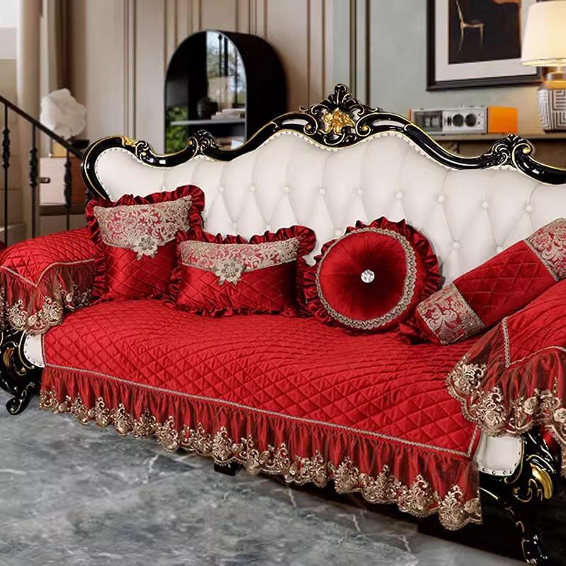 Подушки для дивана осенью и зимой универсальны для всех сезонов, подушки для сиденья в ряд не скользят, легкая роскошь, высококачественный тканевый чехол, чехол для дивана