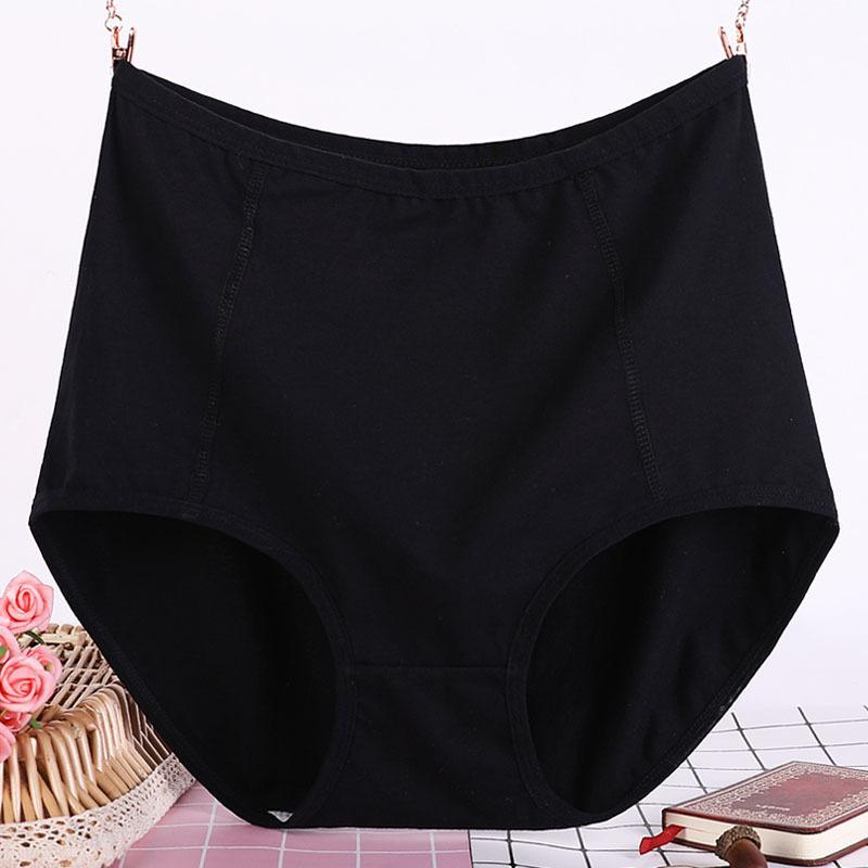 Middle Aged Women's Panties Pure Cotton High Waisted Triangle Women’s Panties