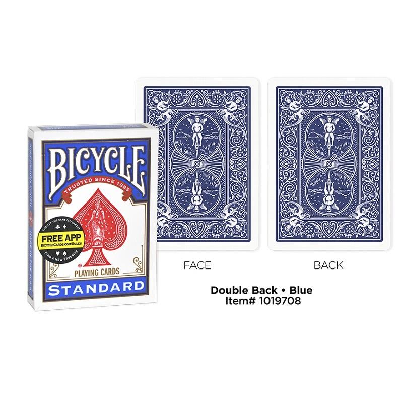Bicycle Double Red/Blue Back No Face Playing Cards Gaff Deck Card Games Magic Tricks