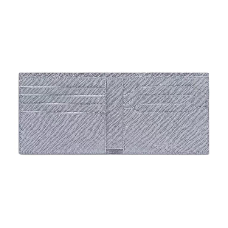 Montblanc Meisterstück Collection Logo Leather Wallet Men wallet Gray 198211
