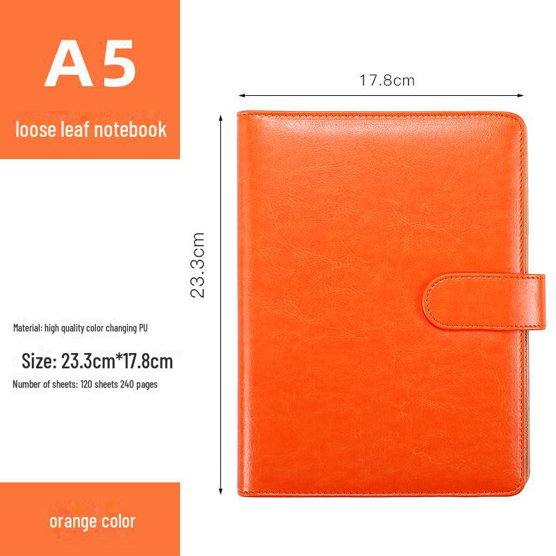 Набор из кожаных блокнотов с магнитной застежкой — с возможностью нанесения логотипа, включает блокноты формата A5 и B5 с отрывными листами в подарочной коробке