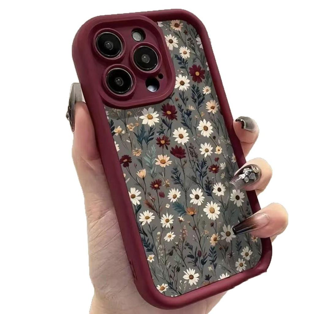 Новый цветочный чехол для iPhone 17 для 17 Pro Max/15/14 Pro/13/12, Дизайн для женщин, пересекающий границы