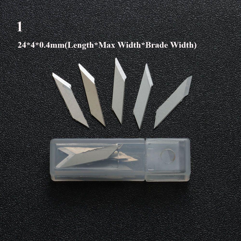 10 шт./компл. металлические ручные инструменты, гравировальные ножи, скальпель, детали ножа для ремонта печатных плат, 10 шт., лезвия, резак