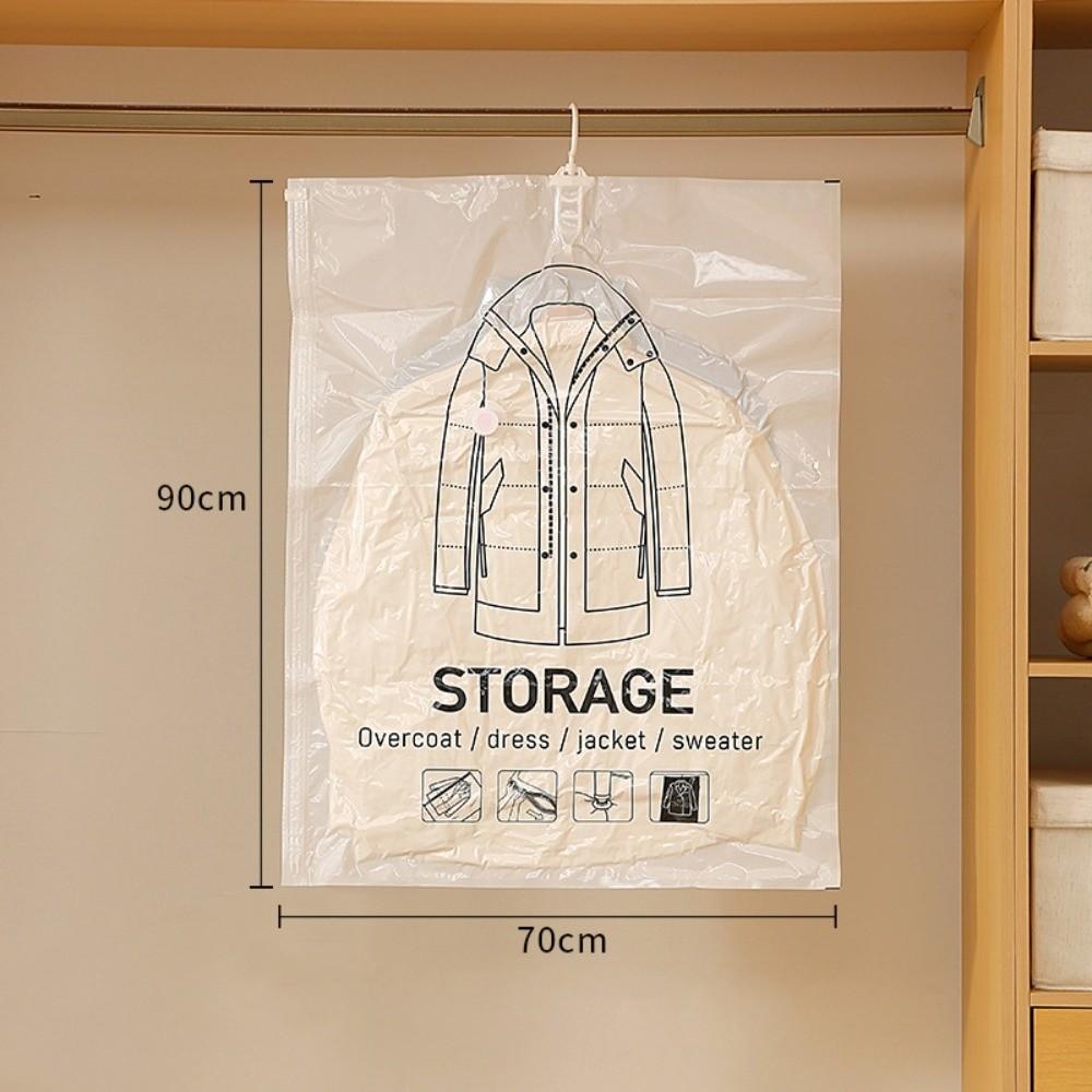 Large Size Clothes Organizer Clear Space Saving Bags New Vacuum Storage Bags  Bedroom Use
