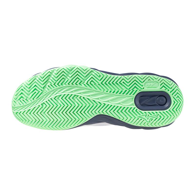 Mizuno Wave Enforce Court Comfortable Shock Absorption Durable Support Low Top Tennis Shoes Unisex Sneaker White 61GA243237