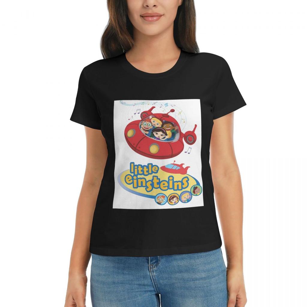 Women TShirt Little Einsteins Clothes Little Einsteins Car Summer Short Sleeve Tees Crew Neck T Shirts Clothes Tops Streetwear