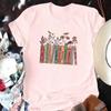 Books Floral Print Women's Vintage T-Shirt Funny Country Music T Shirt Cute Aesthetic Music Lover Tee Shirt Trendy Fashion 51650