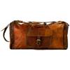 Overnight Men's Genuine Goat Leather Vintage Duffel Travel Luggage Gym Bag