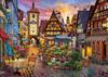 Пазл Beverly Jigsaw Rothenburg с цветочными узорами x 53 [Сделано в Японии] 600 деталей (38 см) 66-209