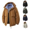 Men's And Women's Casual Inner And Outer Color-matched Jackets, Men's Waterproof And Cold-resistant Thickened Hooded Cotton Jacket