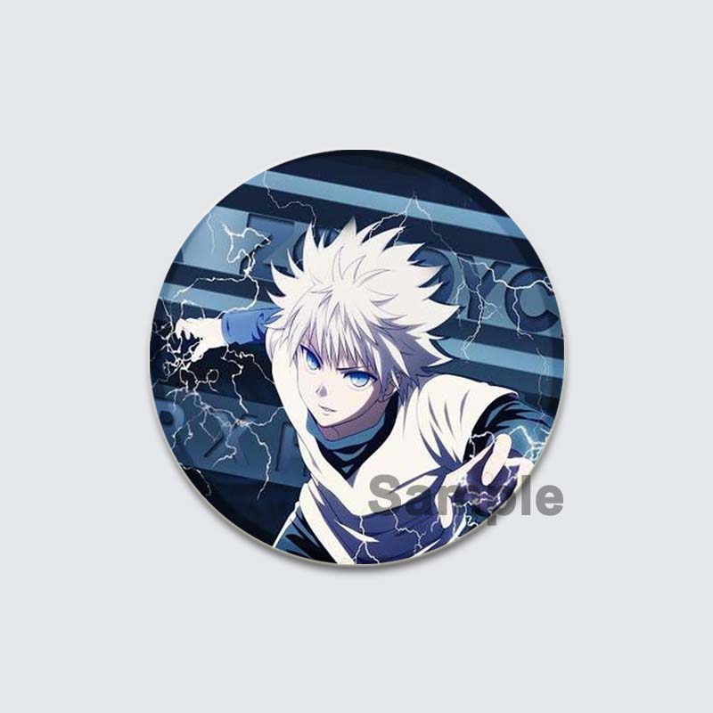 32/44/58 мм японская горячая аниме-брошь Hunter X Hunter эмалевая булавка на воротник рюкзака значок мультфильм значки на лацкан фанаты коллекции подарки