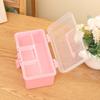 Multifunctional Thick Plastic Desktop Storage Box for Nails and Art Supplies