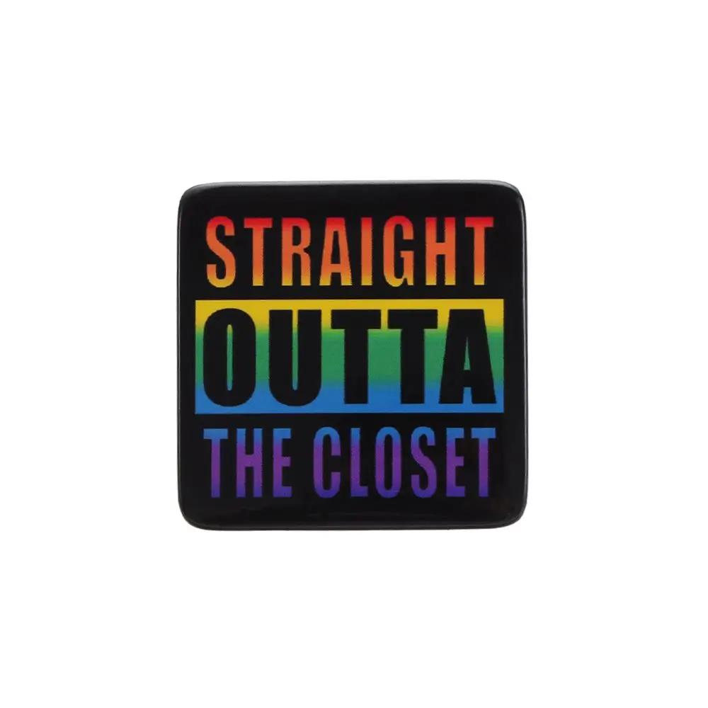 LGBTQ Art Pins Pride Lesbian Gay Rainbow Flag Brooch Pansexual Asexual Bisexual Transgender Symbol Badge Jewelry