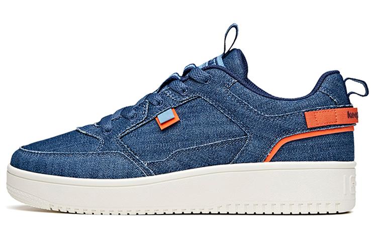 Men's Sneakers Anta Slip Resistant, Abrasion Resistant, Lightweight Low Top Skateboard Shoes Men's Denim Blue