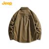 Jeep Унисекс Ретро Рабочая Рубашка Весна/Осень