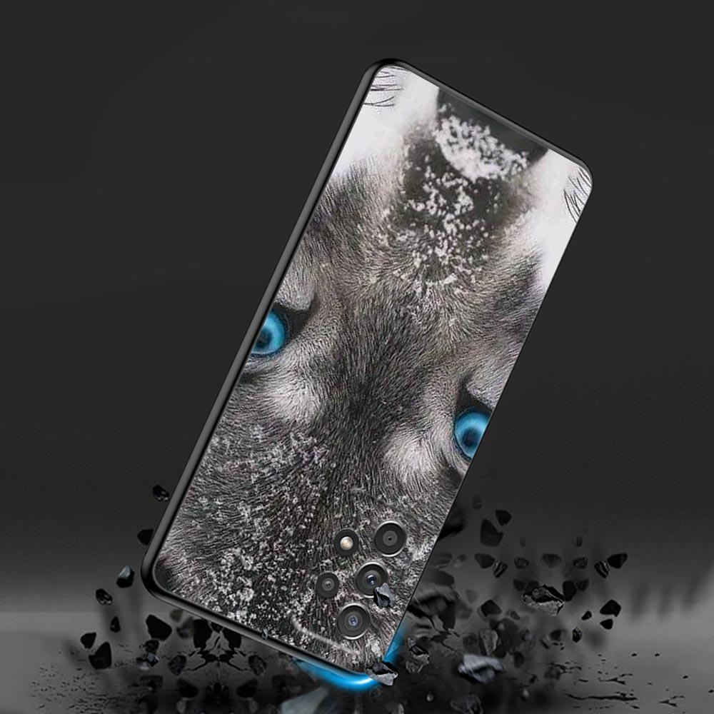Чехол для телефона Волк Лев Кот для Samsung Galaxy A57 A56 A37 A55 A36 5G A26 A54 A52 A35 A34 A25 A17 A16 A15 A07 A06 Мягкий чехол