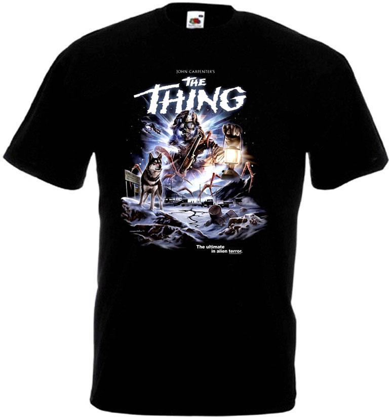 The Thing v.28 T shirt black movie poster all sizes S-5XL