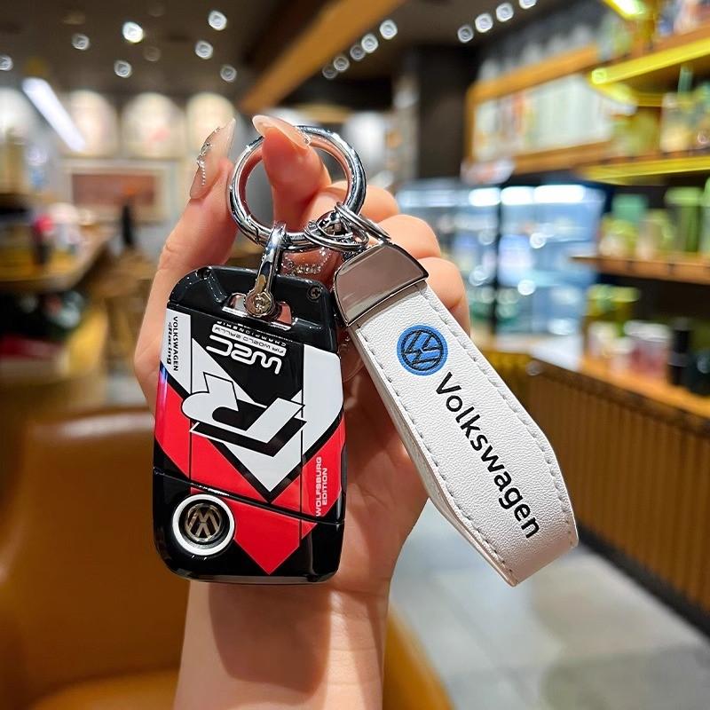 TPU Car Smart Remote Key Case Fob Cover Holder Shell For VW Volkswagen Passat B8 Tiguan Magotan Golf Auto Keychain Accessories zq4
