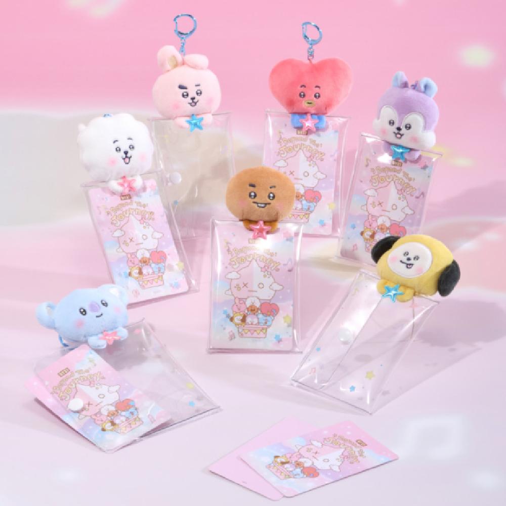 BT21 Прозрачный плюшевый пенал-брелок 'Beyond The Journey Edition'