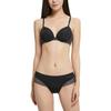 Calvin Klein FW22 Lace Stretch Breathable Sexy Triangle Underwear Women Underwear Black QF6933ADCC2-UB1