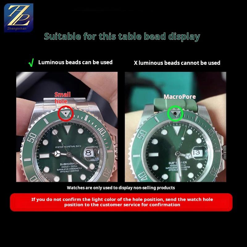 2,3x0,45 мм Для Rolex Мужские Sea Dweller Submariner Синий Зеленый Черный Водный Призрак Светящиеся Бусины Ночная Жемчужина Вставка Безеля Керамическая