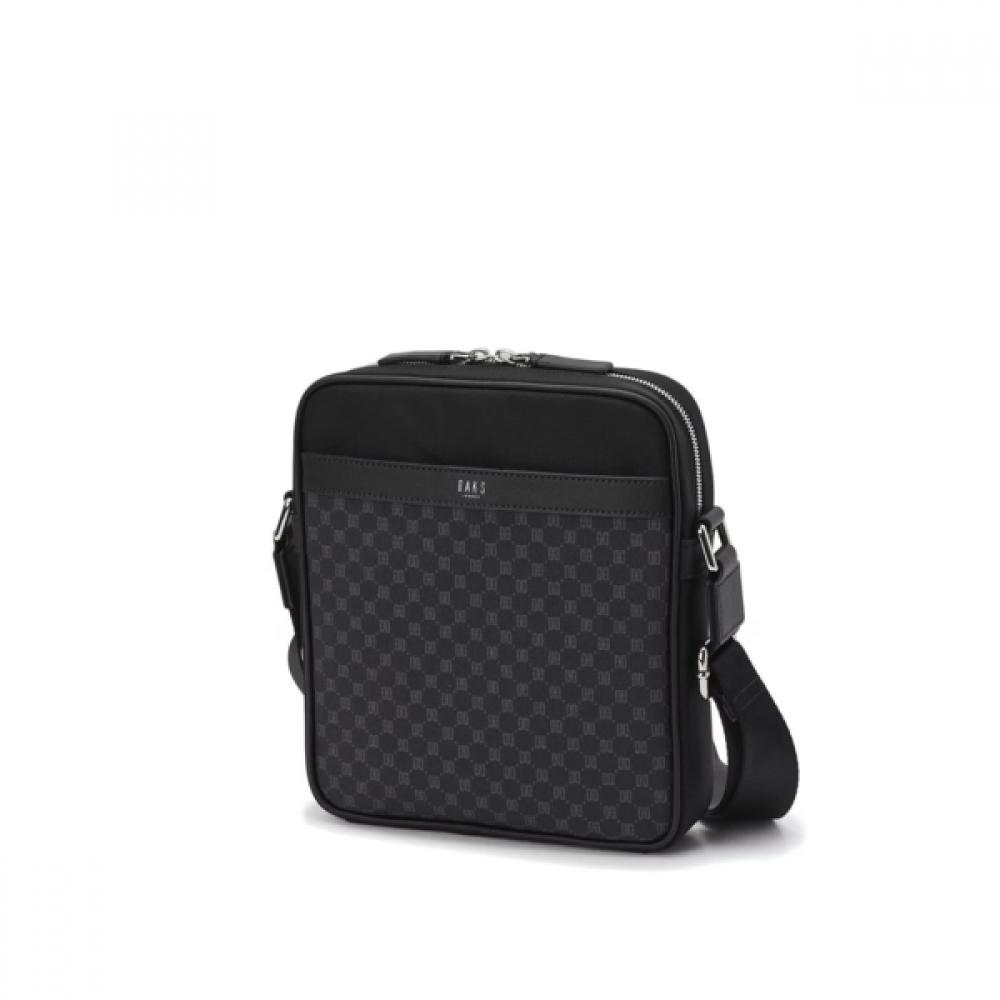 Daks Black Dd Pattern Crossbody Bag   Black Wallet Dbba6e468bkdbwa6e363bk