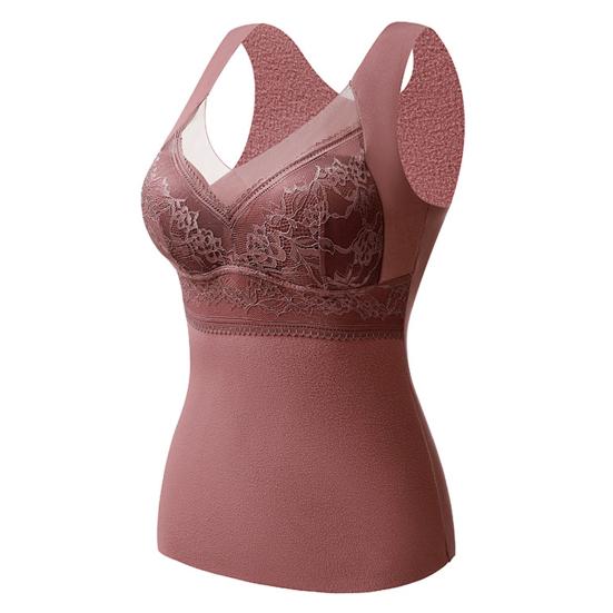 Женский терможилет с V-образным вырезом без рукавов, утепленный, без рукавов, облегающий, однотонный, с фиксацией температуры, бархатный топ