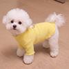 Soft Stretchy Dog Shirt Autumn Dog Clothes Cute Pet Shirt Star Patch Puppy Hoodie Warm Cat Pullovers Knit Pet Top Poodle Outfits