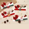 Christmas Slap Bracelet & Hairpin Decoration Set