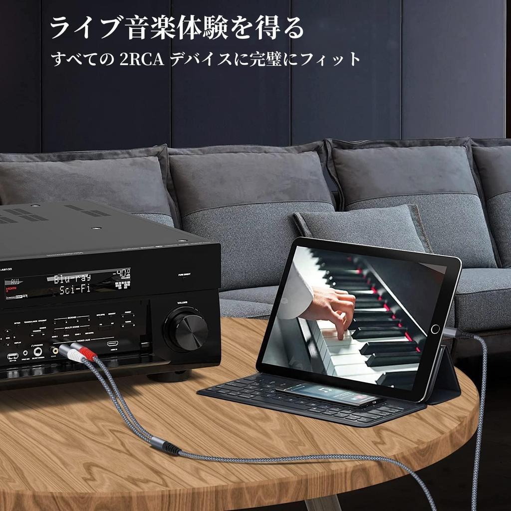 Lighting RCA Conversion Cable iPhone Converter 2RCA Male Y Split Stereo Audio Cable Совместим с iPhone Pro iPad Mini DVD-плеерами Home Theater