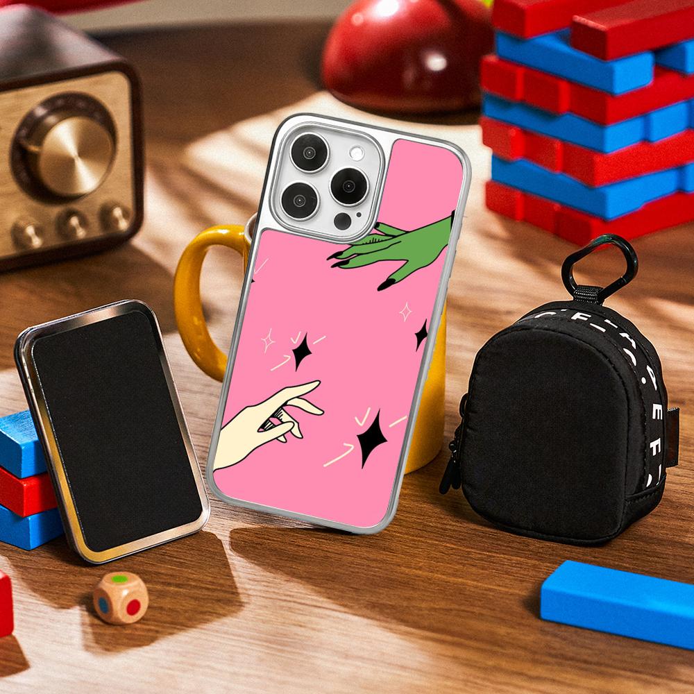 Pink Wick-ed classic movie poster Phone Case for iPhone 16 15 14 13 12 11 Pro Max Sheepskin Silver-edged protective case
