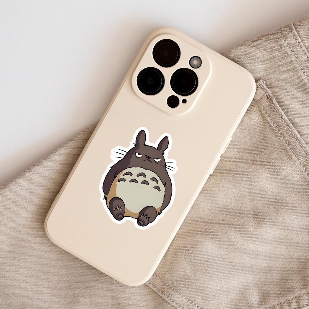 50 Мультяшные Японские Мультяшные Граффити Наклейки Анимационная Студия Ghibli Наклейки Компьютерные Водонепроницаемые Декоративные Наклейки