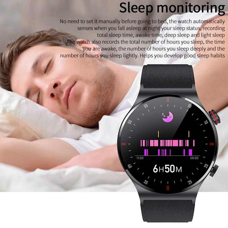 Bluetooth Calling Smart Watch Fashion Men Women Watch Weather Forecast Full Touch Fitness Tracker Heart Rate Monitor NFC Smart Watch for Android IOS
