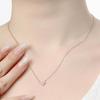 [Onoma] Onm Necklace, Girlfriend Gift, Heart Necklace, Silver Necklace (27352819)