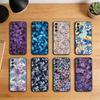 Цветы искусство Чехол для телефона Для Samsung S26,S25,S24,S23,S22,S21,Ultra,Plus,FE Черный Мягкий чехол