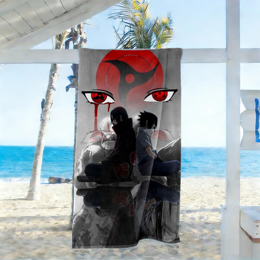 Naruto Beach Towel Quick-Dry Soft Microfiber Comfortable Lightweight Portable for Swimming,Beach,Camping, Travel, Beach Accessories,Gym