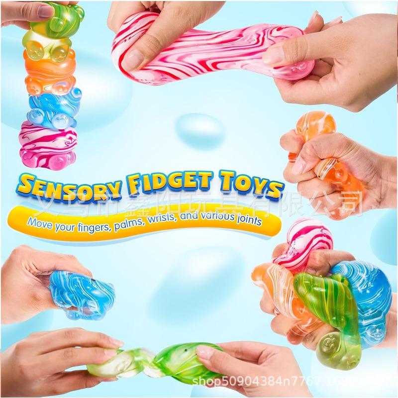 Rippled Bear Maltose Pinch Le Slow Rebound Plastic Decompression Vent Toy