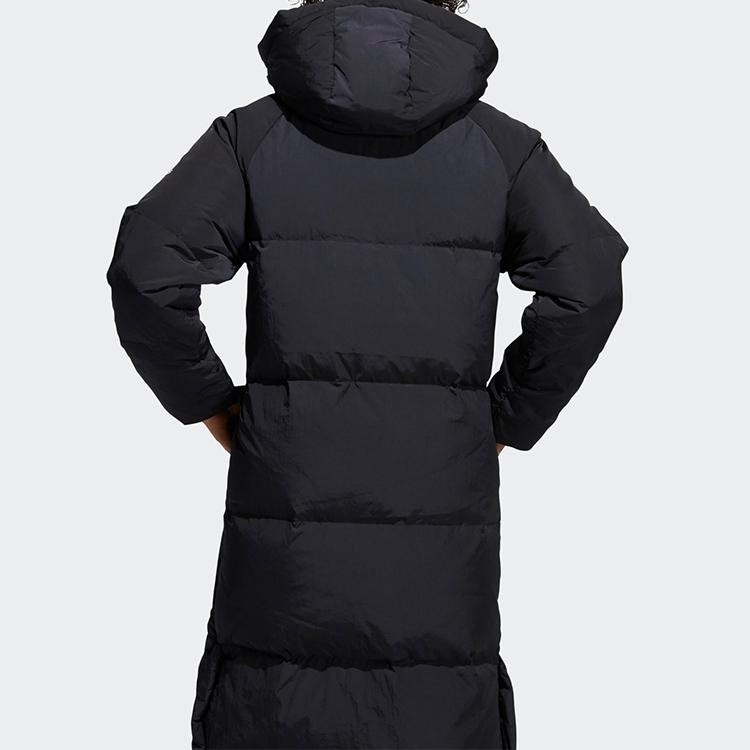adidas Женский пуховик с капюшоном, женская верхняя одежда, черный FT2541