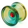 Spin Gear Spin Gadget Crystal for Featuring Metal Ball Bearings for Long X Yellow Yo-Yo Beginners, Spins! (Green Fade)