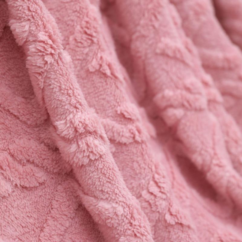 Новинки осени и зимы, однослойные двусторонние жаккардовые одеяла из флиса тафу высокой плотности, флиса шу и хлопка, многофункциональные
