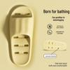 Jieliya Non-Slip Waterproof Bathroom Slippers for Men and Women