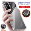 Ударопрочный силиконовый мягкий чехол PocoF7 для Xiaomi Poco F7 F 7 5G Global 25053PC47G, 25053PC47I 6.83" Прозрачный ультратонкий корпус