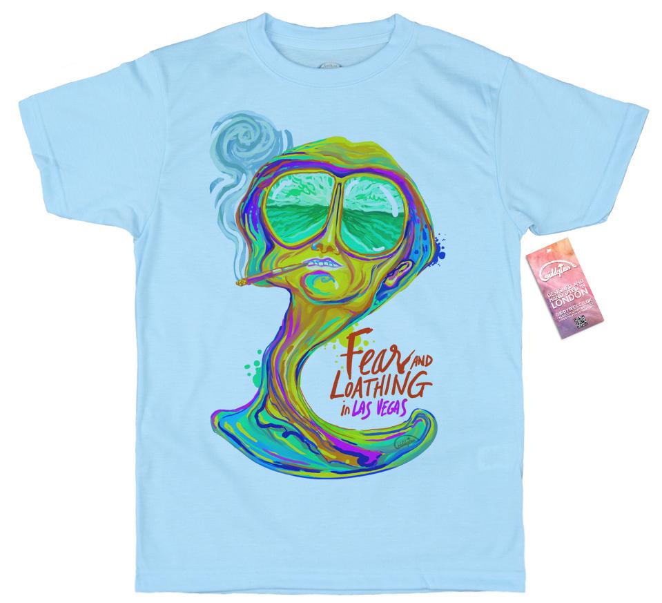 Fear And Loathing In Las Vegas T Shirt Psychedelic Design