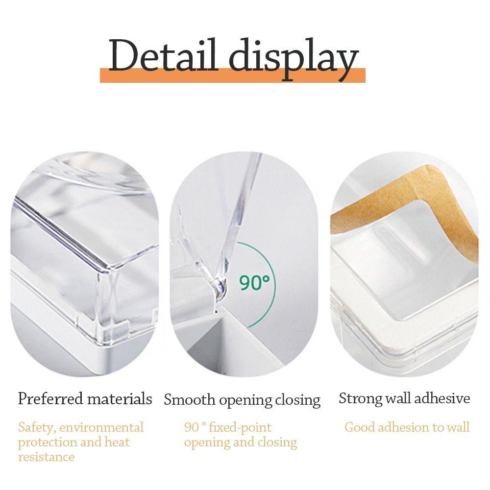 Электрическая вилка с крышкой, настенная розетка, водонепроницаемый коробчатый переключатель, защитная крышка, защитная розетка