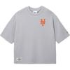 New Era SS25 New York Mets Свободная повседневная футболка с коротким рукавом и спущенной линией плеча Унисекс Футболки 60756044