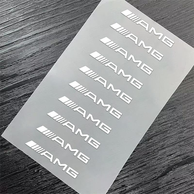 Fashion Car Emblem Sticker Car Body Decoration Sticker For Mercedes Benz AMG W177 W176 X166 X167 C257 C218 X253 C118 C117 H247 BV4